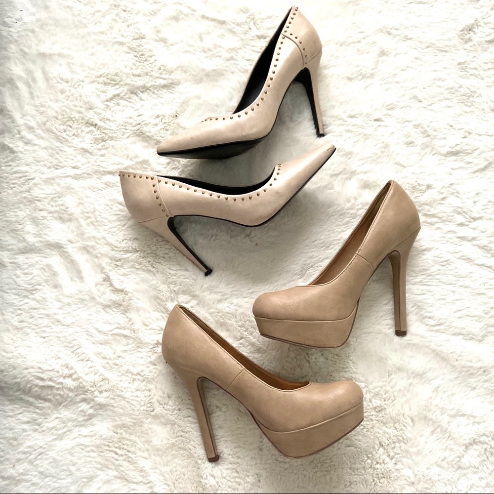 Size 8 Nude Heel Bundle